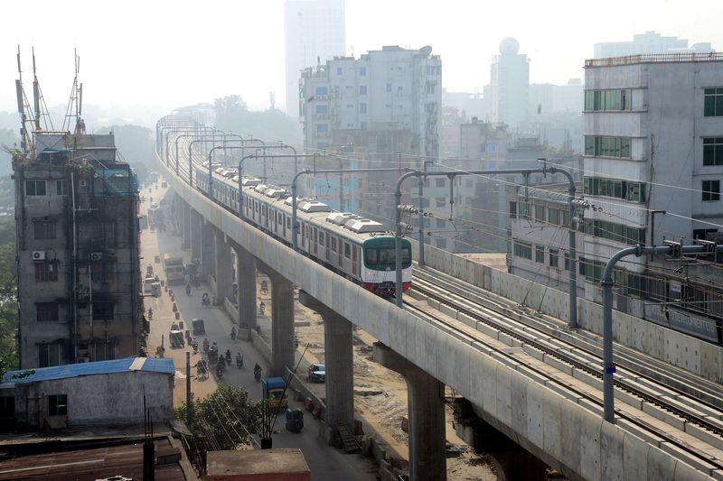 One of World’s Most Crowded Cities Gets First Mass-Transit Rail