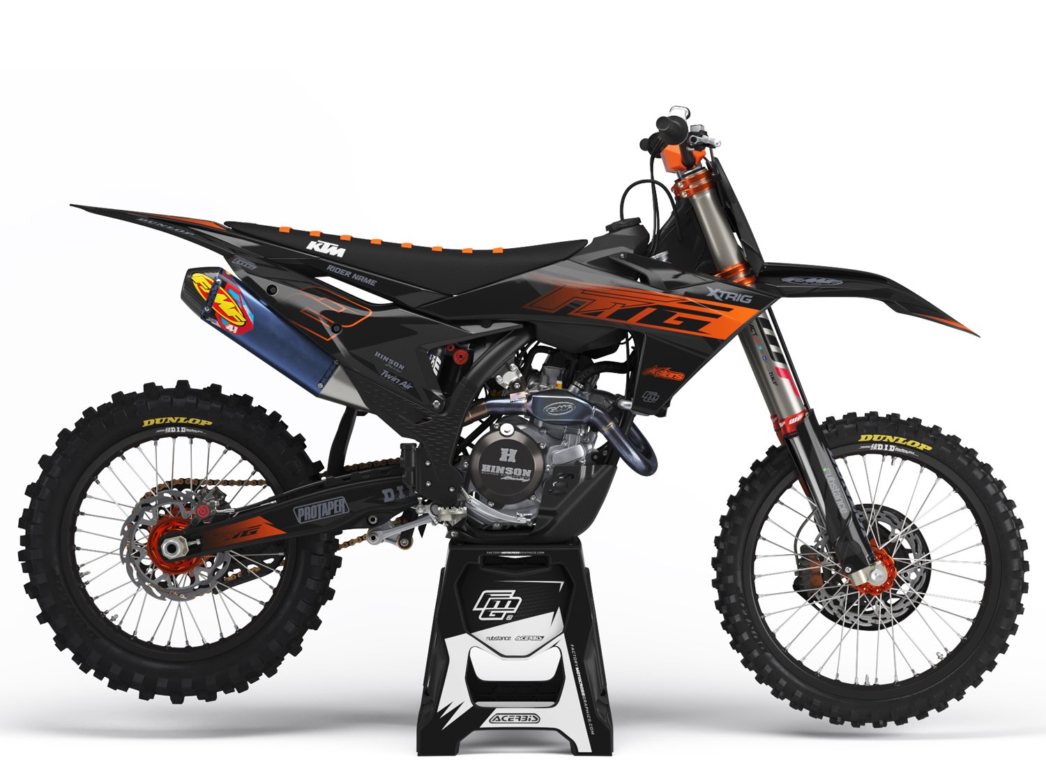 Factory Motocross Graphics: Elevating Your Riding Style with KTM Graphics